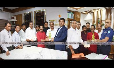 লাঙ্গলবন্দ স্নানোৎসব সফলভাবে সম্পন্ন হওয়ায় ডিসি এসপিকে শুভেচ্ছা