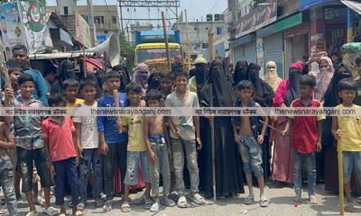 অবৈধ গ্যাস সংযোগ বিচ্ছিন্নের দাবিতে বিক্ষোভ, ৫ প্রতিষ্ঠানে ভাঙচুর