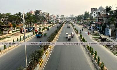বদলে যাচ্ছে ঢাকা-নারায়ণগঞ্জ লিংক রোডের চিত্র